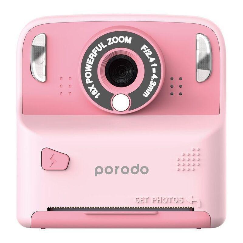 Porodo Lifestyle Kids Print Camera Thermal Printing - Pink, , large image number 0