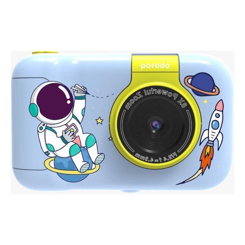 Porodo Lifestyle Kids Flip Digital Camera With Tripod Stand - Blue, , large image number 0