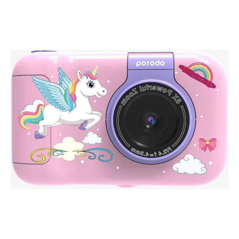 Porodo Lifestyle Kids Flip Digital Camera With Tripod Stand - Pink, , large image number 0