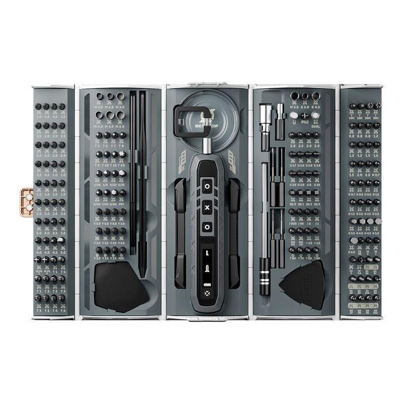 Powerology ALL-IN-ONE 162 Bits Electric Screw Driver Kit - Black, , large image number 1
