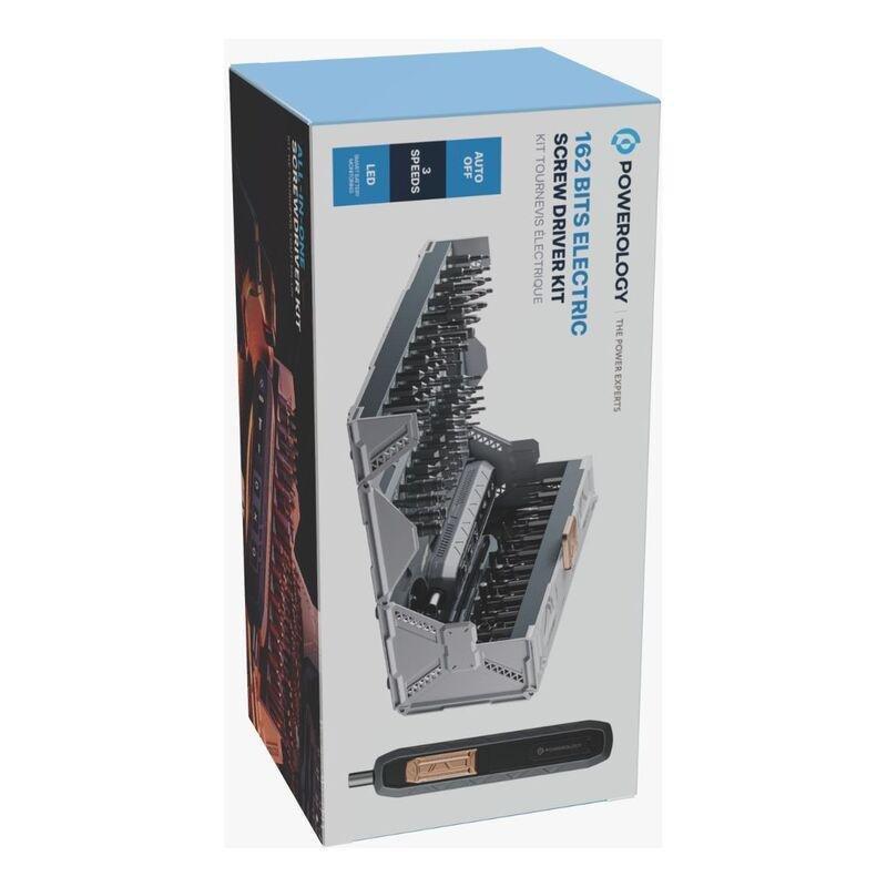Powerology ALL-IN-ONE 162 Bits Electric Screw Driver Kit - Black, , large image number 2