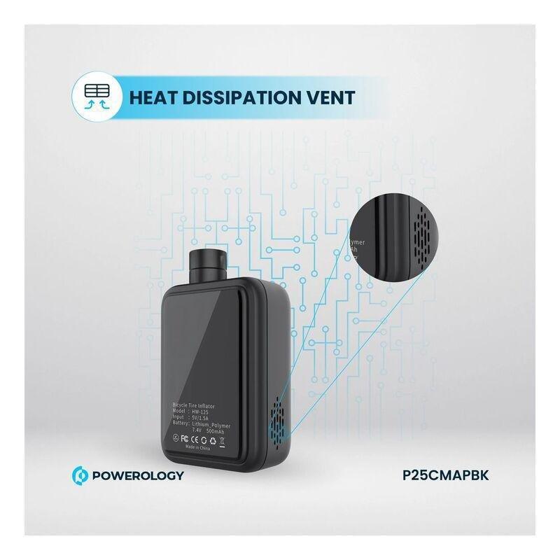 Powerology Super Compact Tire Inflator - Black, , large image number 2