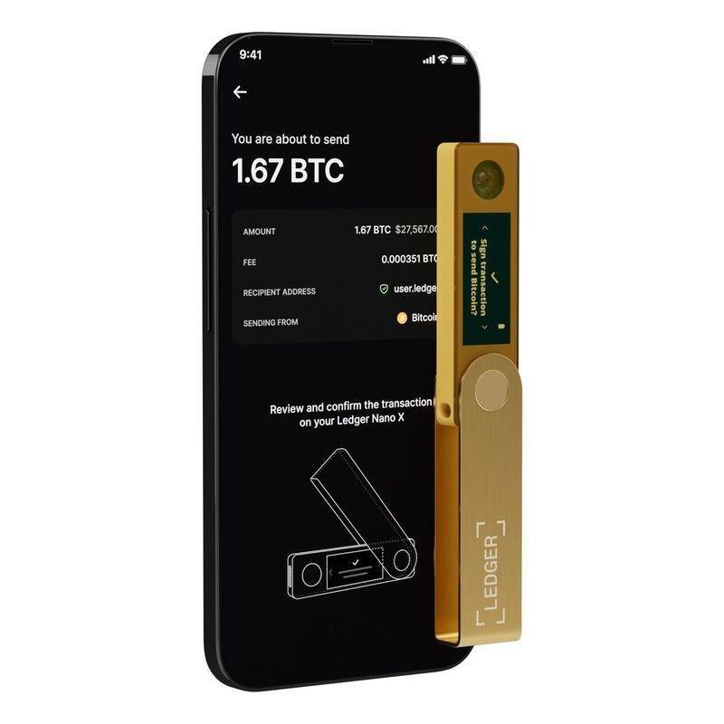 Ledger Nano X Crypto Hardware Wallet - Gold, , large image number 4