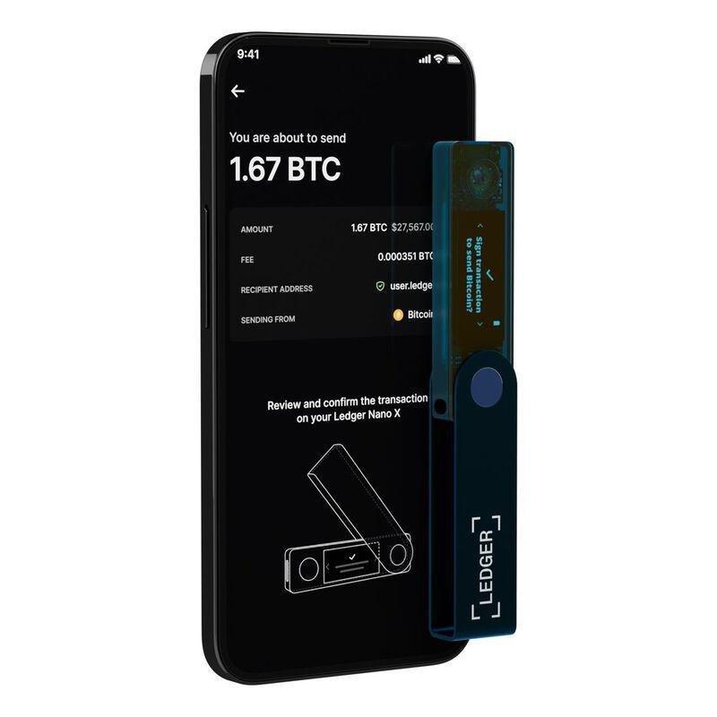 Ledger Nano X Crypto Hardware Wallet - Sapphire Blue, , large image number 3