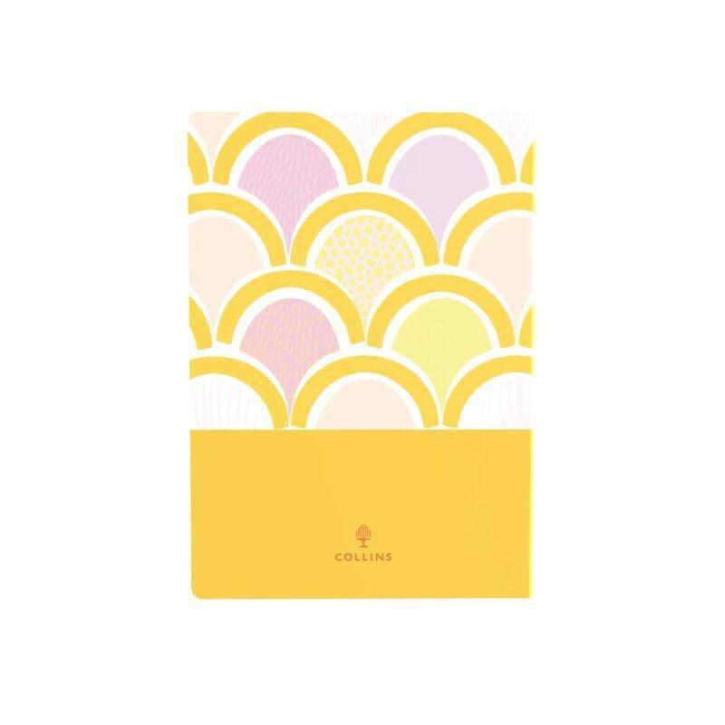 Collins Debden Party On By Katie Smith 2025 A5 Planner Week To View Diary - Lemon Cocktail, , large image number 0