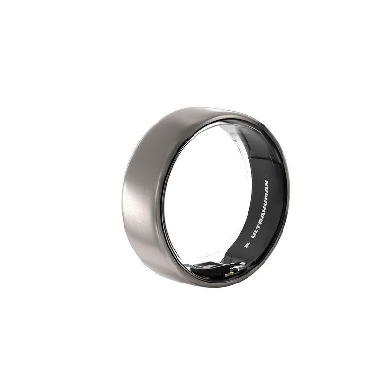 Ultrahuman Ring Air - Raw Titanium (Size 8), , medium