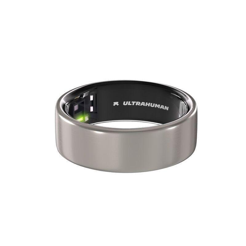 Ultrahuman Ring Air - Raw Titanium (Size 9), , large image number 2
