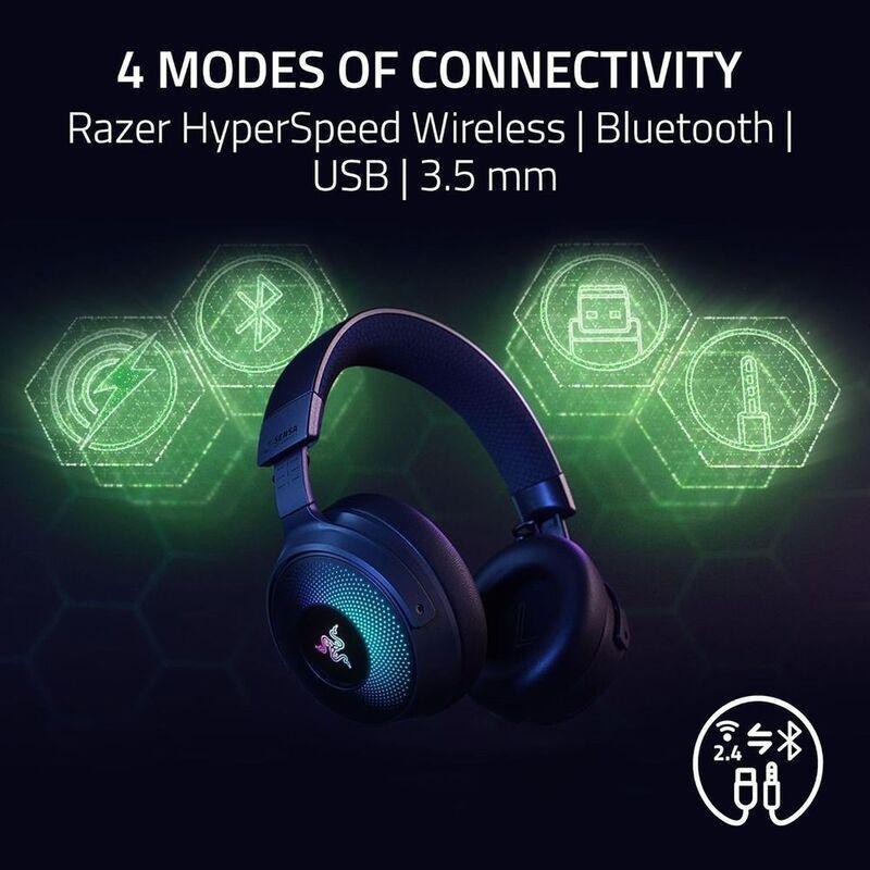 Razer Kraken V4 Pro Wireless Gaming Headset With Control HUB, , large image number 3
