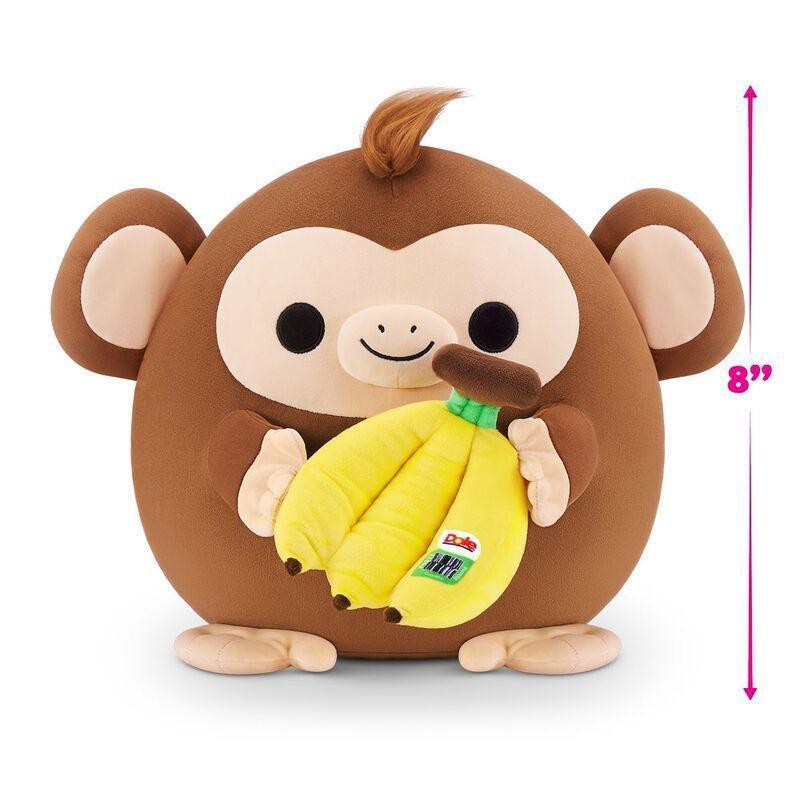 Snackles Series 2 Riko The Monkey And Dole (Banana) 8-Inch Plush Toy, , large image number 0