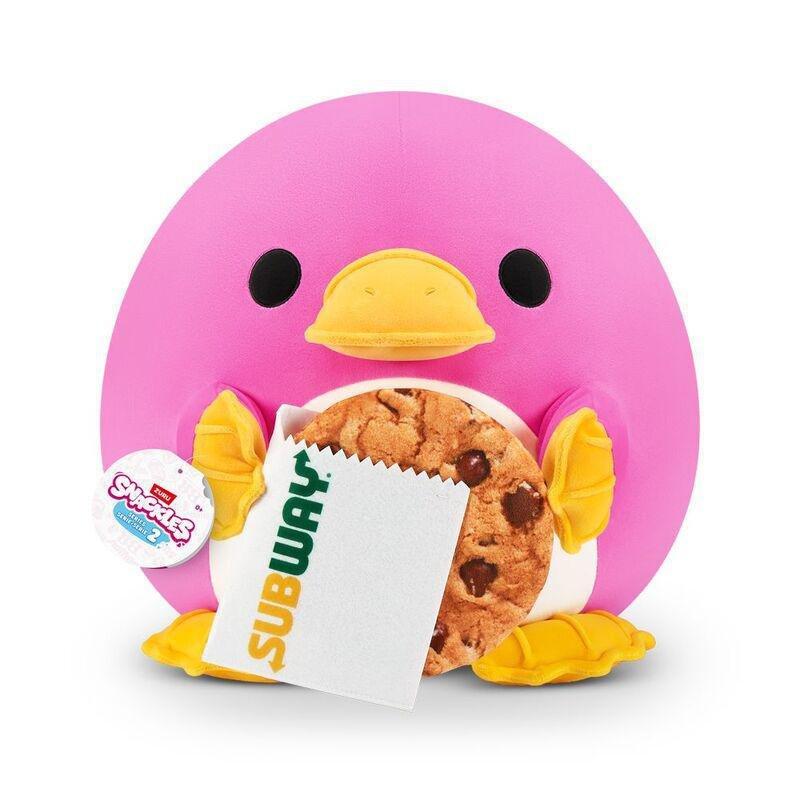 Snackles Series 2 Whitney The Playtpus And Subwat Cookie (Chocolate Chip) 16-Inch Plush Toy, , medium