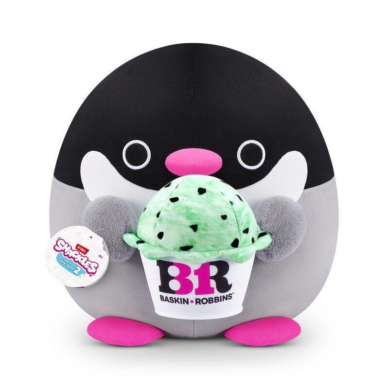 Snackles Series 2 Penelope The Penguin And Baskin Robbins (Mint) 16-Inch Plush Toy, , medium
