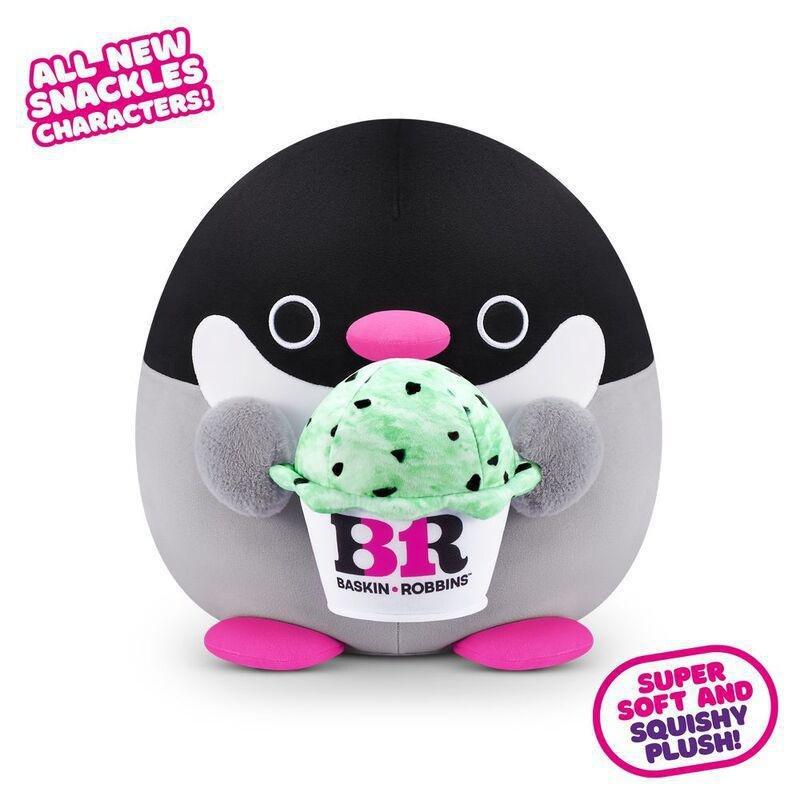 Snackles Series 2 Penelope The Penguin And Baskin Robbins (Mint) 16-Inch Plush Toy, , large image number 1