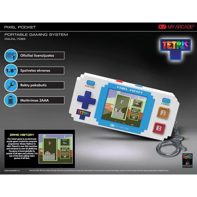My Arcade Mini Tetris Pixel Portable Gaming System, , large image number 1