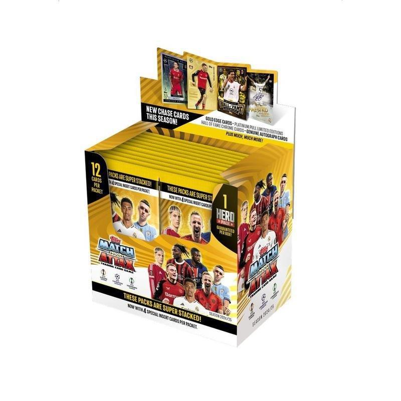Topps Match Attax UEFA Champions League 2024/25 Single Pack (12 Cards Per Pack) (Assortment - Includes 1), , large image number 0