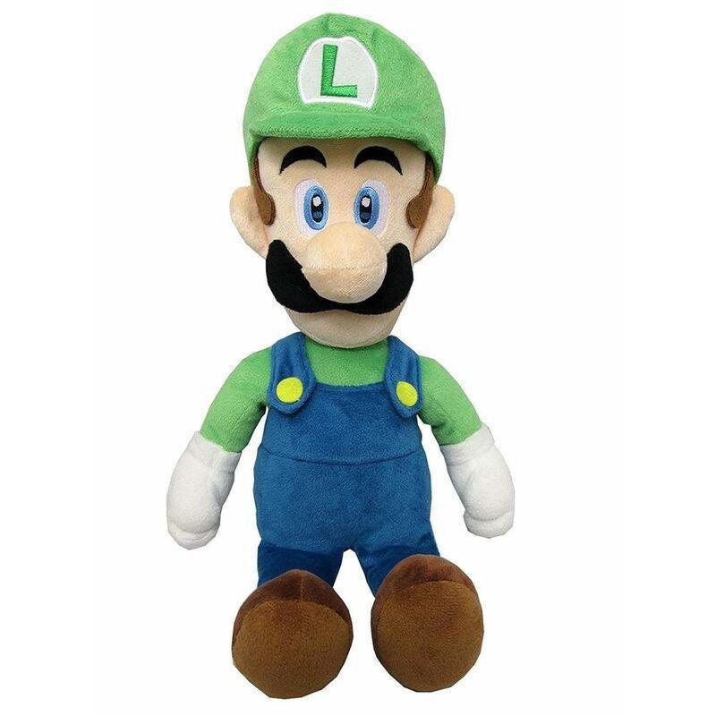 San-Ei Super Mario Luigi 14-Inch Plush Toy, , large image number 0