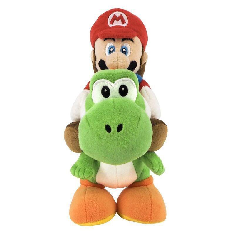 San-Ei Super Mario Mario And Yoshi 8-Inch Plush Toy, , large image number 1