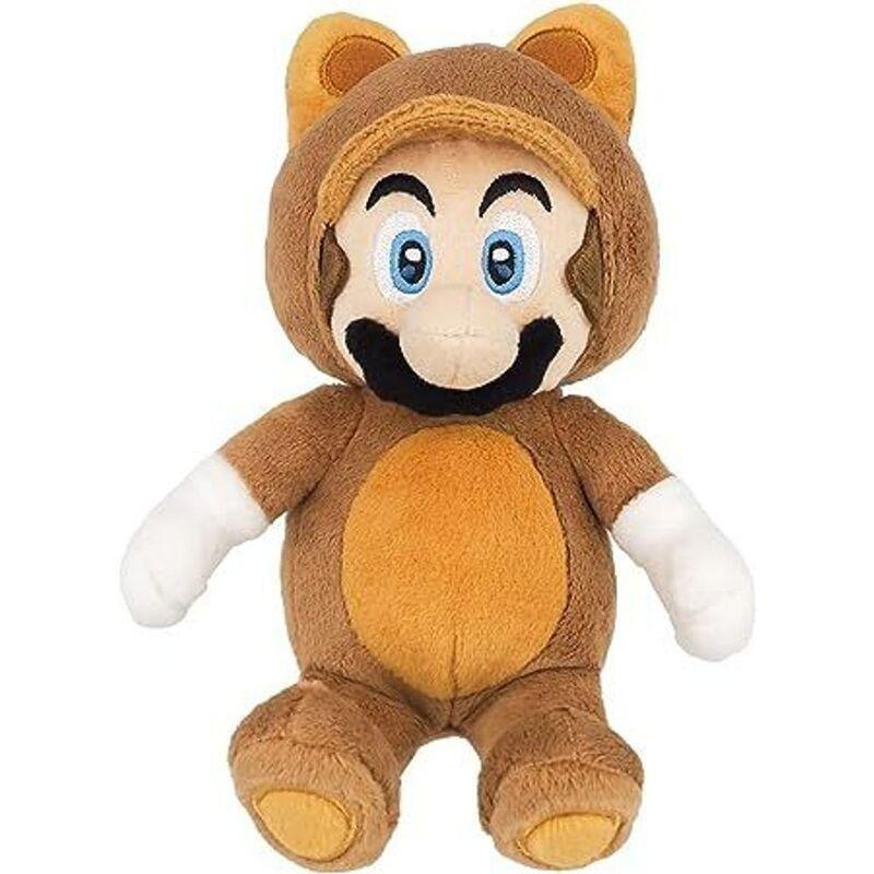 San-Ei Super Mario Tanooki Mario 8-Inch Plush Toy, , large image number 0