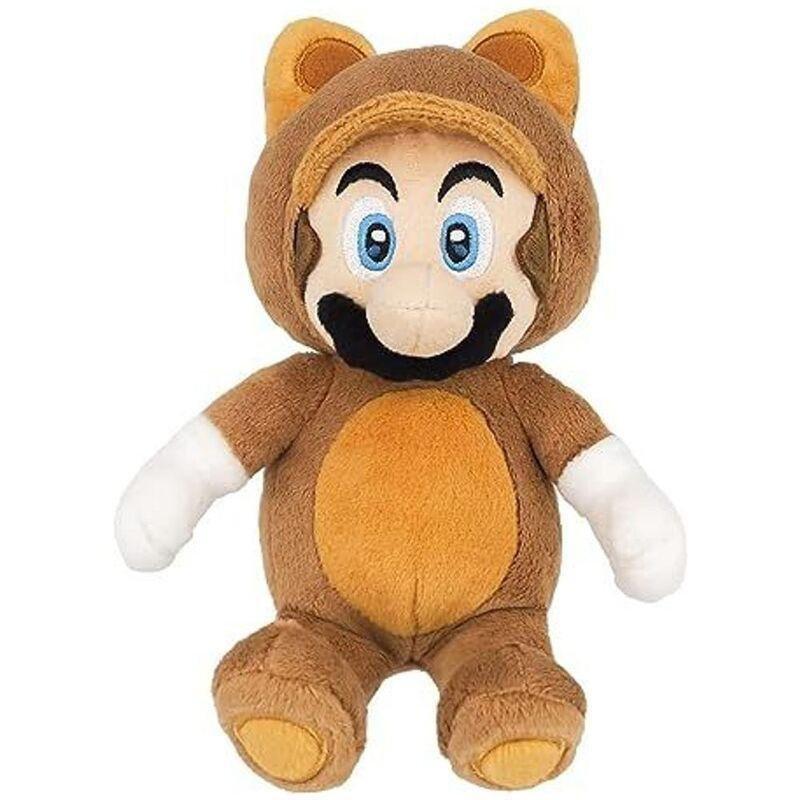 San-Ei Super Mario Tanooki Mario 13-Inch Plush Toy, , large image number 0