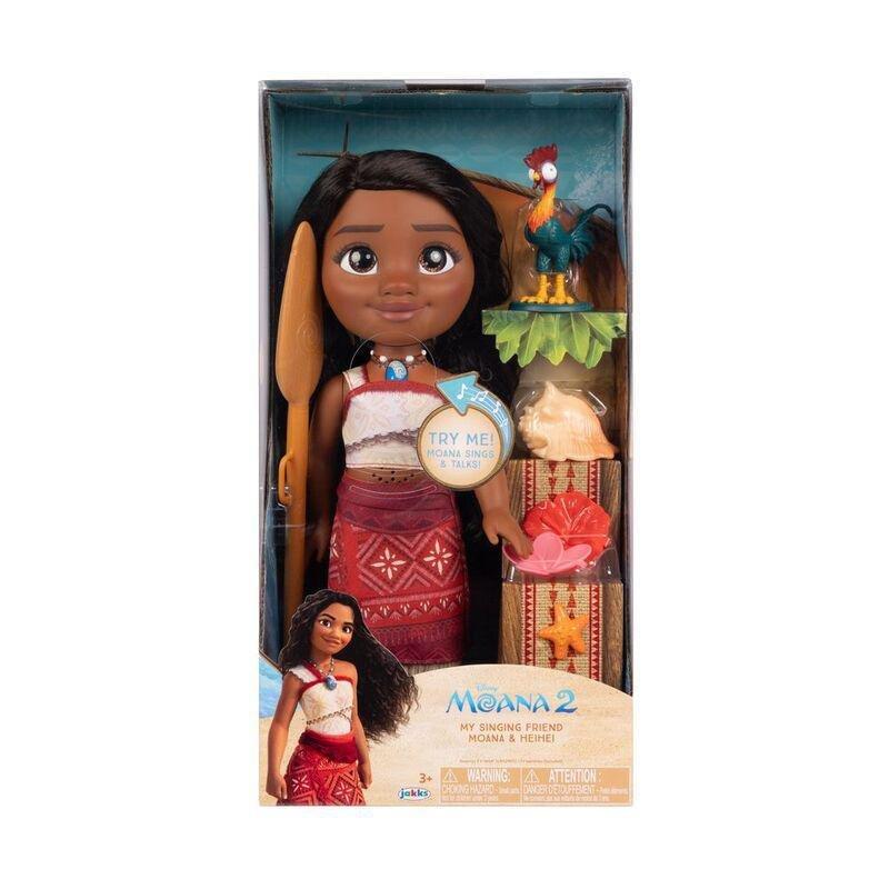 Jakks Pacific Disney Moana 2 My Singing Friend Moana And Heihei 14-Inch Doll, , large image number 2
