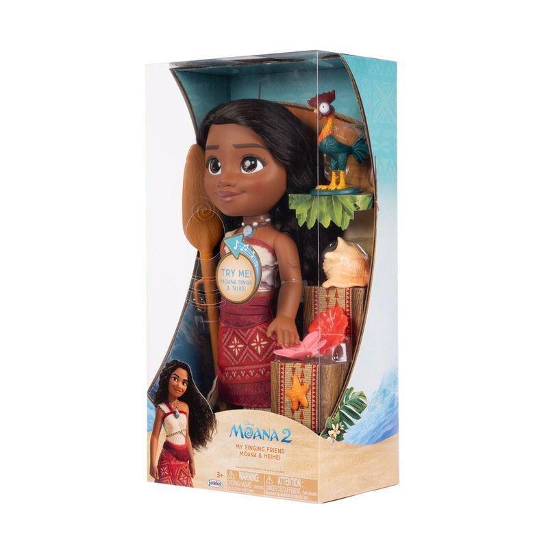 Jakks Pacific Disney Moana 2 My Singing Friend Moana And Heihei 14-Inch Doll, , large image number 3