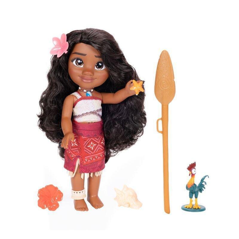Jakks Pacific Disney Moana 2 My Singing Friend Moana And Heihei 14-Inch Doll, , large image number 4