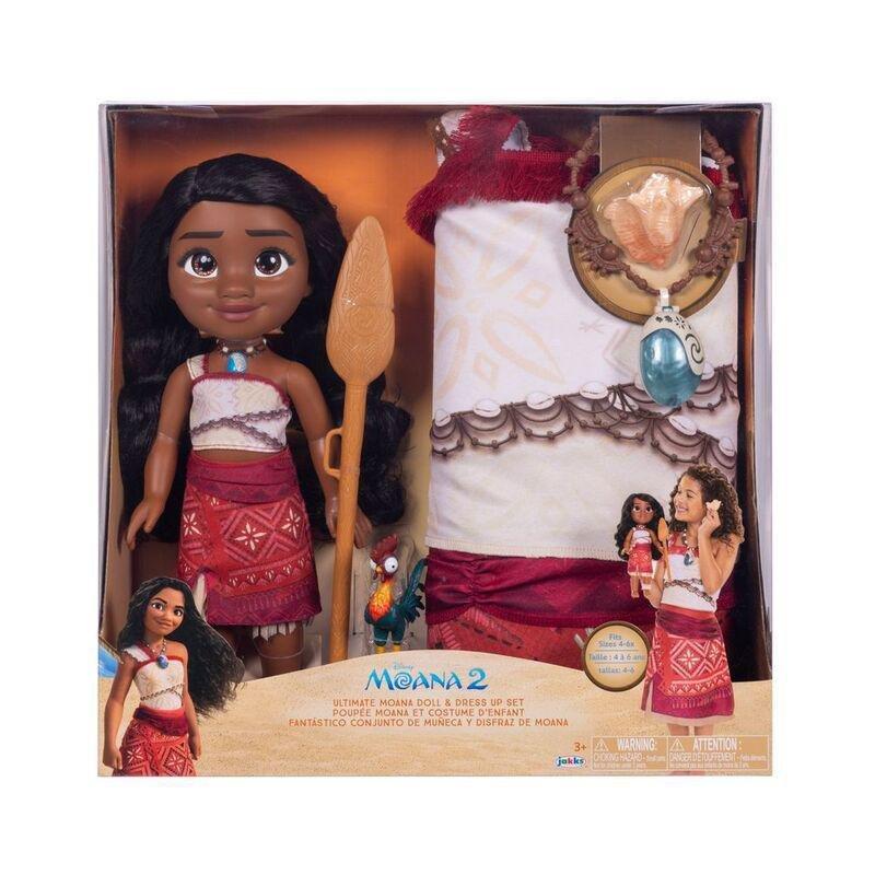 Jakks Pacific Disney Moana 2 Ultimate Moana Doll And Dress Up Set, , large image number 1