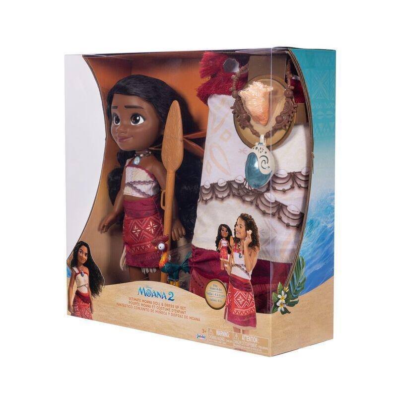 Jakks Pacific Disney Moana 2 Ultimate Moana Doll And Dress Up Set, , large image number 6