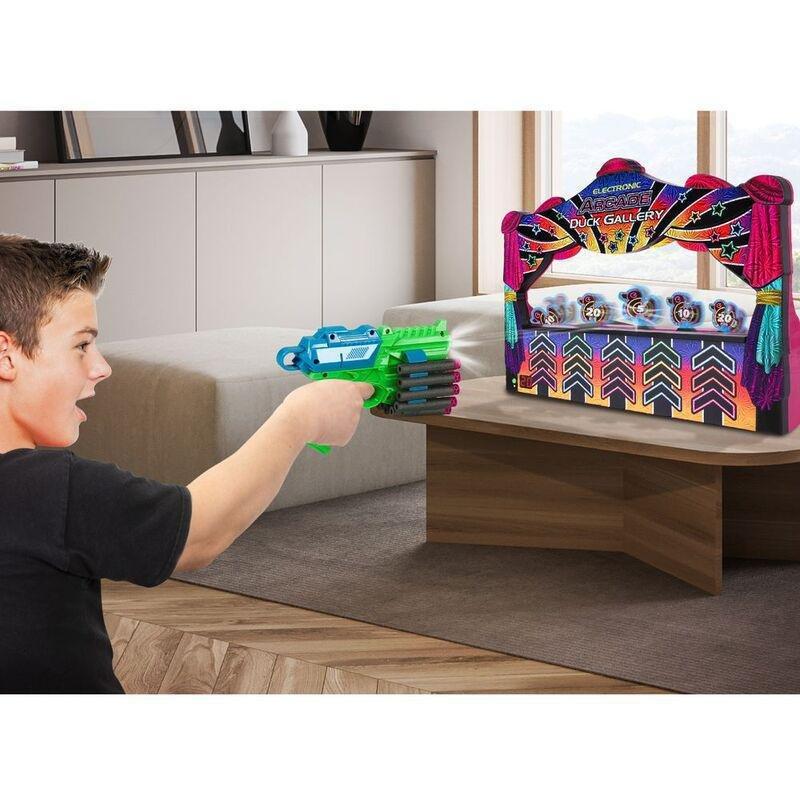 Merchant Ambassador Electronic Arcade Duck Shooting Gallery (Hyper Neon), , large image number 1