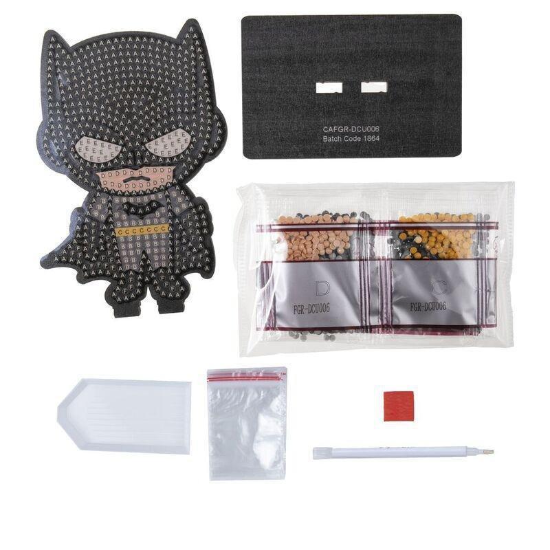 Craft Buddy Batman DIY Crystal Art Buddies Kit (11.3 x 8.4cm), , large image number 2