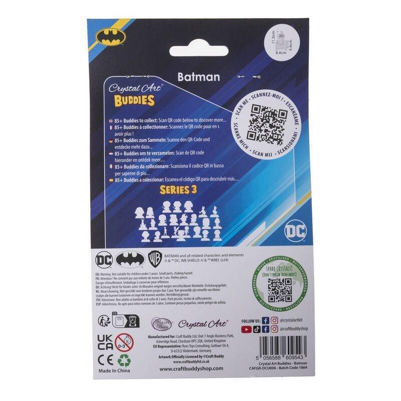 Craft Buddy Batman DIY Crystal Art Buddies Kit (11.3 x 8.4cm), , large image number 3