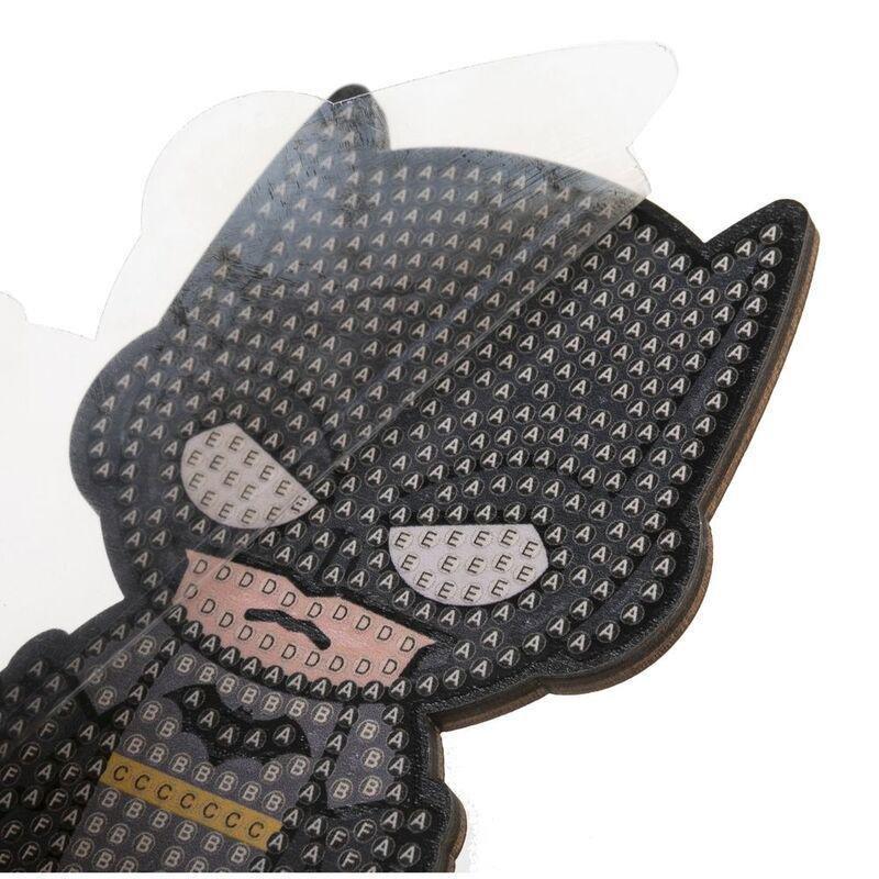 Craft Buddy Batman DIY Crystal Art Buddies Kit (11.3 x 8.4cm), , large image number 4
