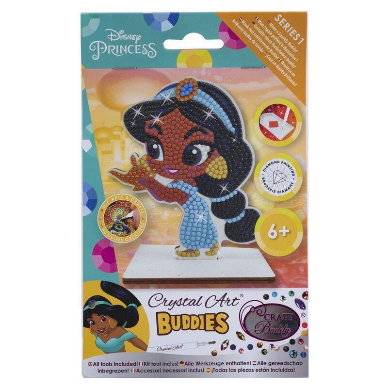 Craft Buddy Disney Princess Jasmine DIY Crystal Art Buddies Kit (11.3 x 8.4cm), , large image number 0