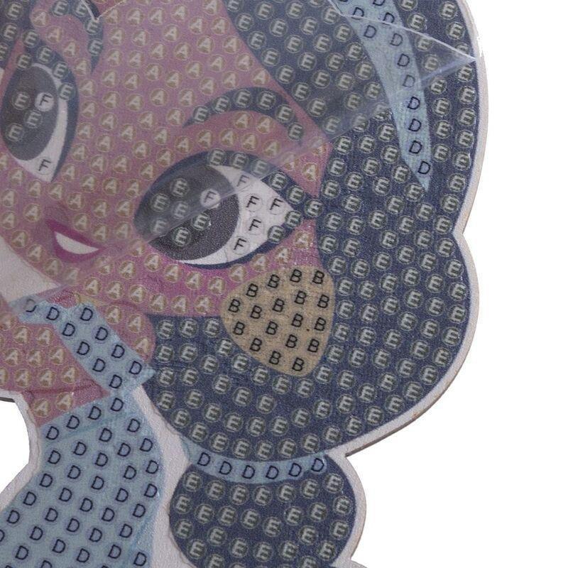 Craft Buddy Disney Princess Jasmine DIY Crystal Art Buddies Kit (11.3 x 8.4cm), , large image number 2