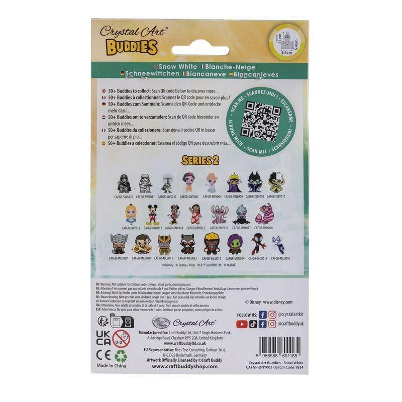Craft Buddy Disney Princess Snow White DIY Crystal Art Buddies Kit (11.3 x 8.4cm), , large image number 3