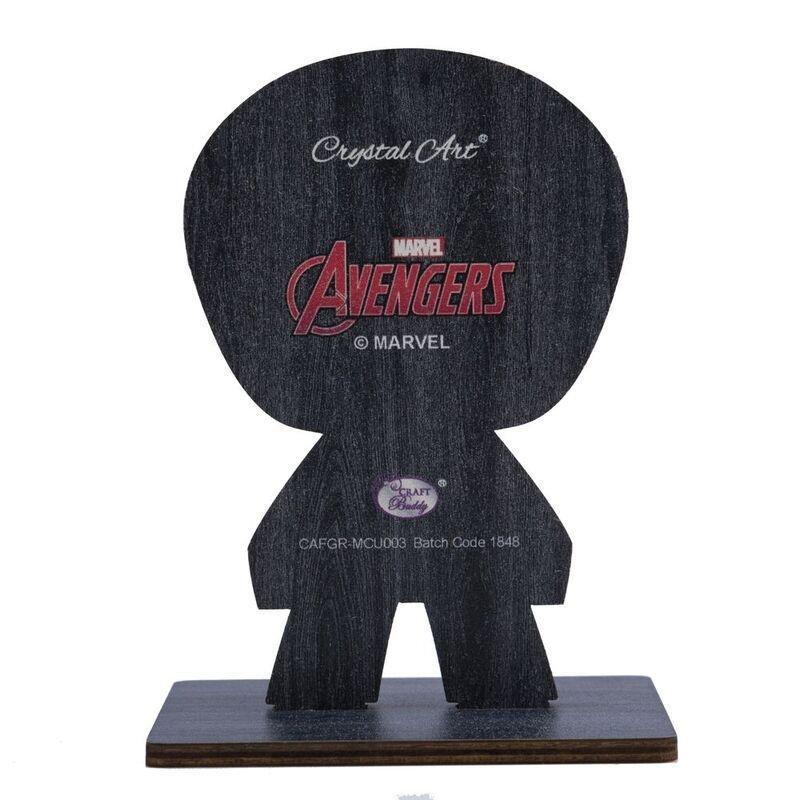 Craft Buddy Avengers Ironman DIY Crystal Art Buddies Kit (11.3 x 8.4cm), , large image number 4