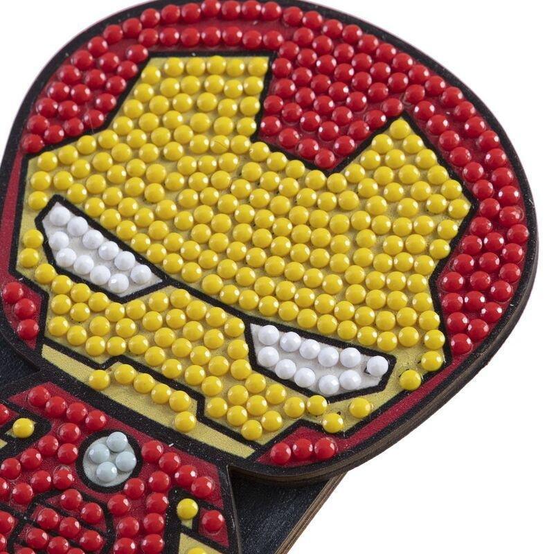 Craft Buddy Avengers Ironman DIY Crystal Art Buddies Kit (11.3 x 8.4cm), , large image number 5