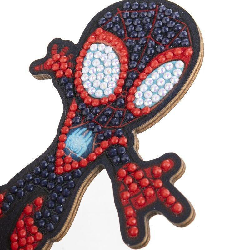 Craft Buddy Spidey And His Amazing Friends Miles Morales DIY Crystal Art Buddies Kit (11.3 x 8.4cm), , large image number 2