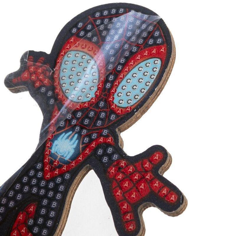 Craft Buddy Spidey And His Amazing Friends Miles Morales DIY Crystal Art Buddies Kit (11.3 x 8.4cm), , large image number 3