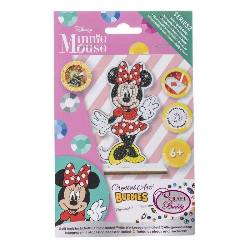 Craft Buddy Disney Minnie Mouse DIY Crystal Art Buddies Kit (11.3 x 8.4cm), , large image number 1