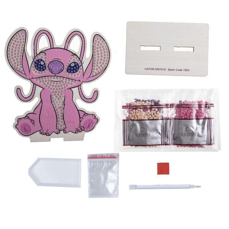Craft Buddy Disney Stitch Angel DIY Crystal Art Buddies Kit (11.3 x 8.4cm), , large image number 1