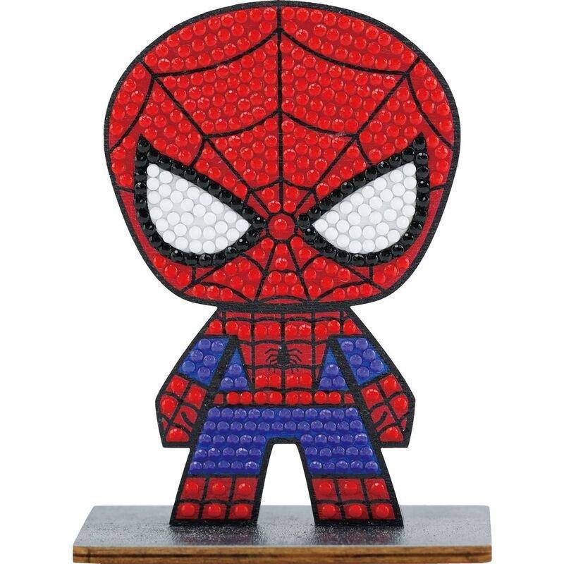 Craft Buddy Spider-Man DIY Crystal Art Buddies Kit (11.3 x 8.4cm), , large image number 0