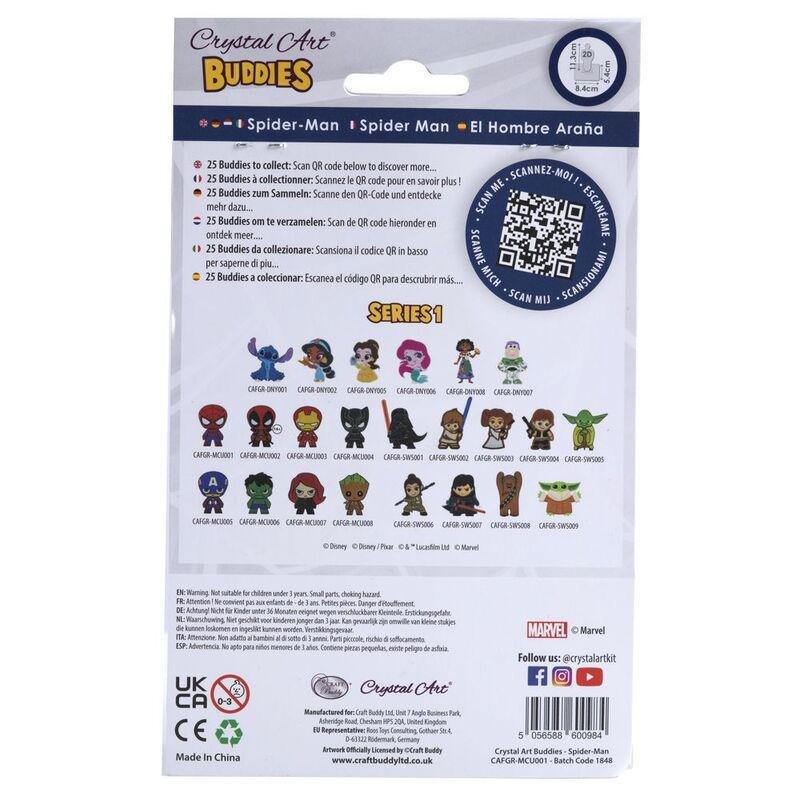 Craft Buddy Spider-Man DIY Crystal Art Buddies Kit (11.3 x 8.4cm), , large image number 2