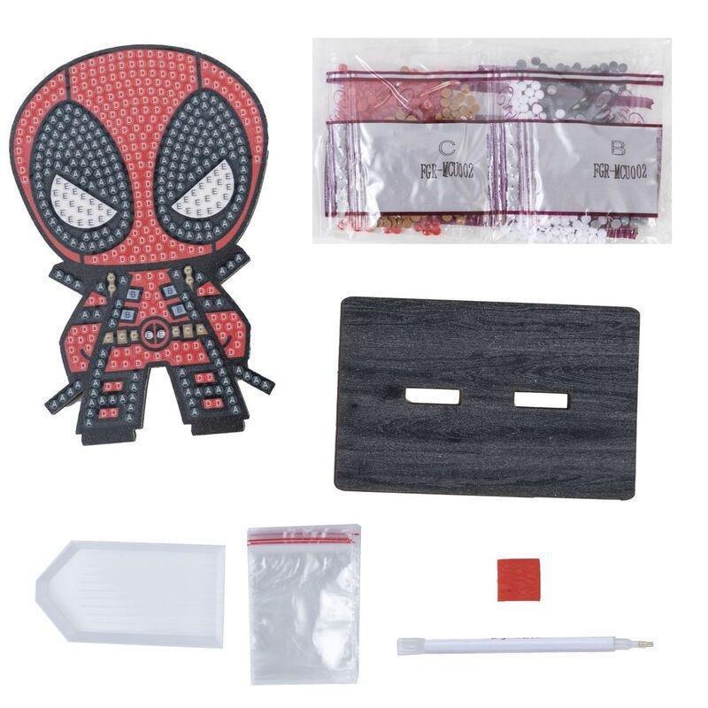 Craft Buddy Deadpool DIY Crystal Art Buddies Kit (11.3 x 8.4cm), , large image number 1