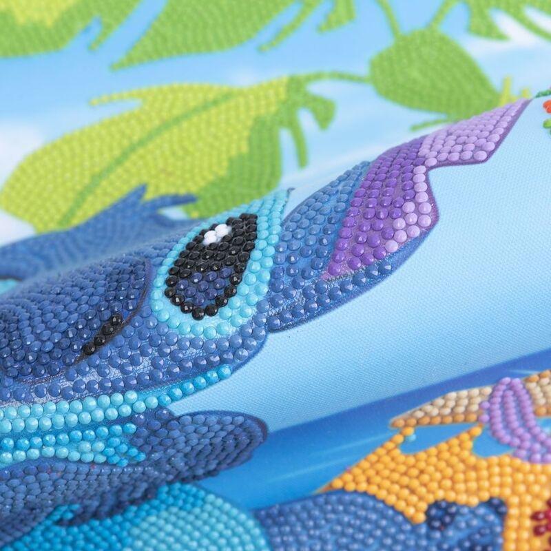 Craft Buddy Disney Lilo And Stitch (Stitch) DIY Crystal Art Scroll Kit (35 x 45cm), , large image number 3