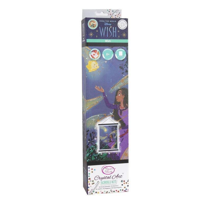 Craft Buddy Disney Wish DIY Crystal Art Scroll Kit (35 x 45cm), , large image number 0