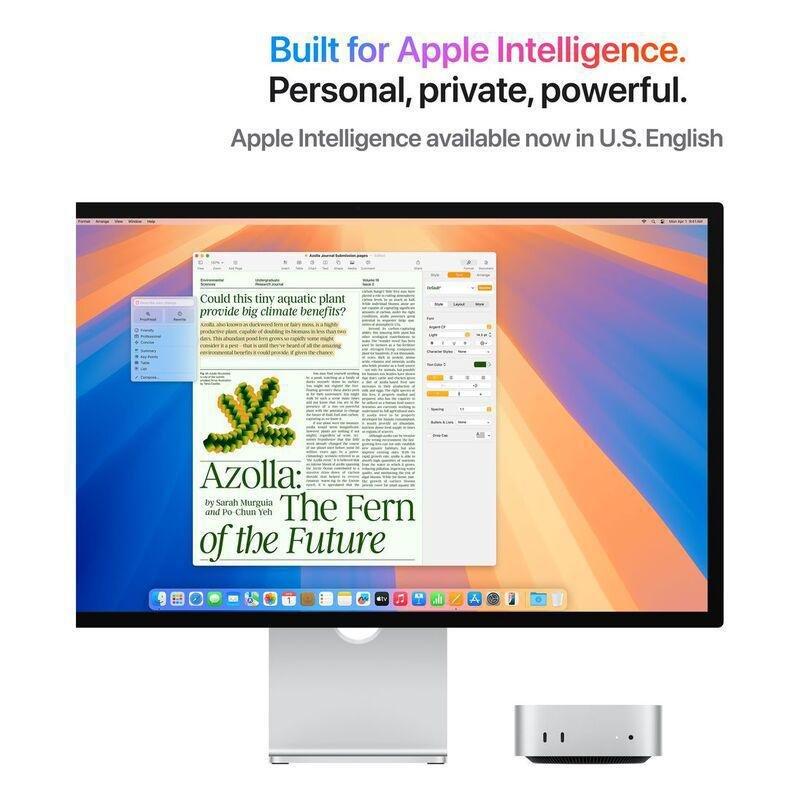 Apple Mac Mini M4 Chip With 10 Core CPU And 10 Core GPU/ 16GB/ 256GB SSD, , large image number 3