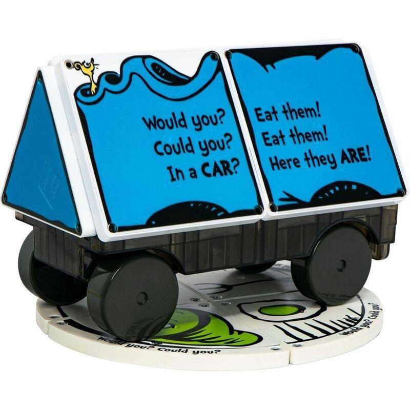 Magna-Tiles Dr. Seuss Green Eggs And Ham Magnetic Building Set (Set Of 21), , large image number 2