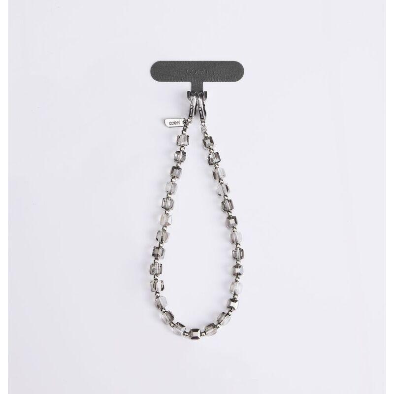 Uniq Coehl Candy Gem Universal Phone Charm Handstrap - Sparkling Silver, , large image number 0
