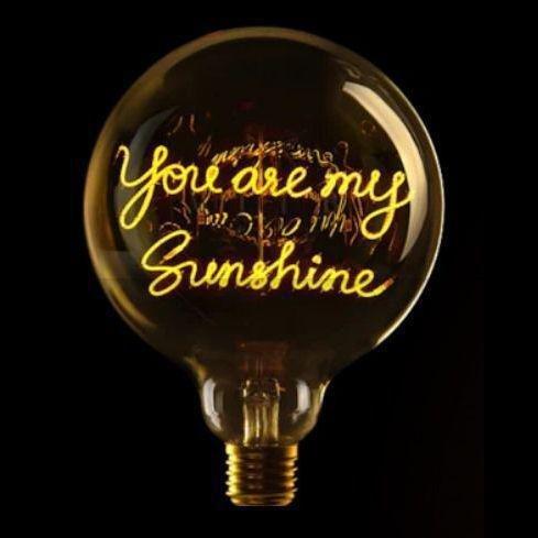 Message in the Bulb - You Are My Sunshine - 2200K LED Light Bulb (6 Volt), , medium