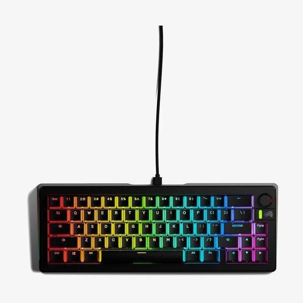 Glorious GMMK 3 75% Prebuilt Wired Gaming Keyboard Black (Arabic/English), , large image number 0